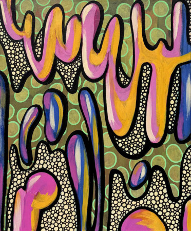 Kompozíció XVI. 2026. 60x50 cm (akril, vászon)